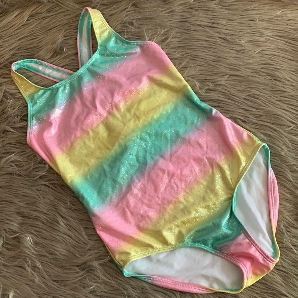 Girls Fashion Swimsuit Swimwear One-Piece L 10/12
